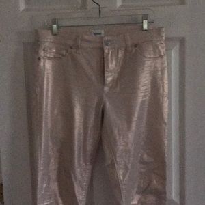 Hudson Nico metallic super skinny jean 30